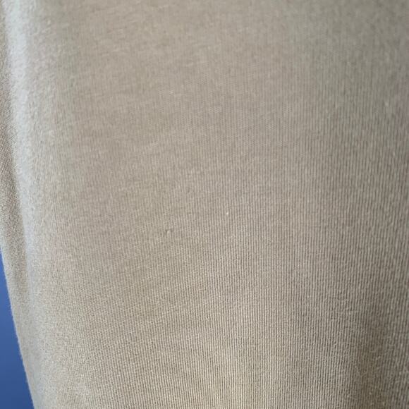 NICK FOUQUET Size S Khaki Matchstick Embroidery Cotton Short Sleeve T-shirt - Picture 7 of 9